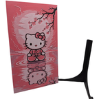 Chaton kawaii en méditation Contes & Pixels