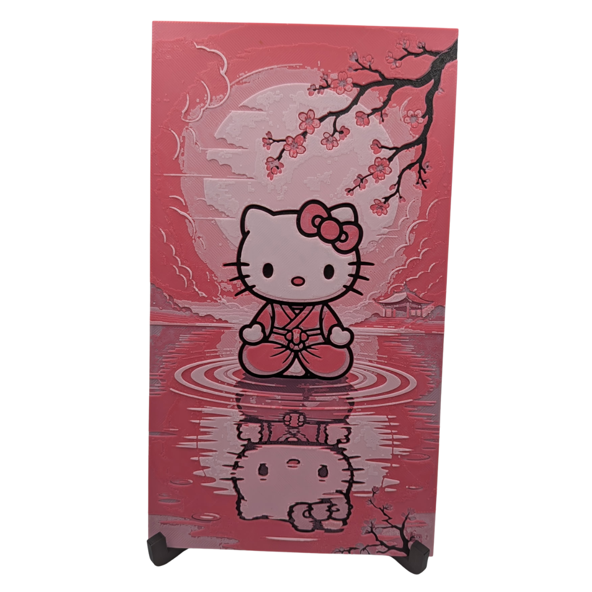 Chaton kawaii en méditation Contes & Pixels